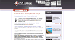 Desktop Screenshot of profi-webdesign.cz