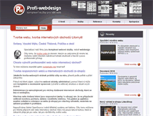 Tablet Screenshot of profi-webdesign.cz